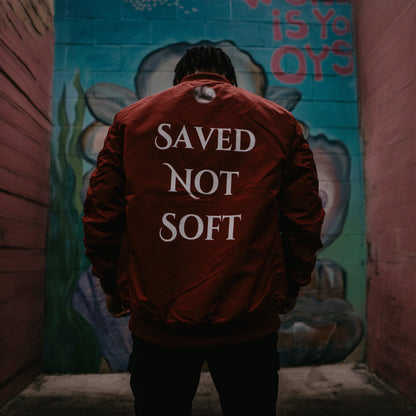 “Saved Not Soft Bomber”